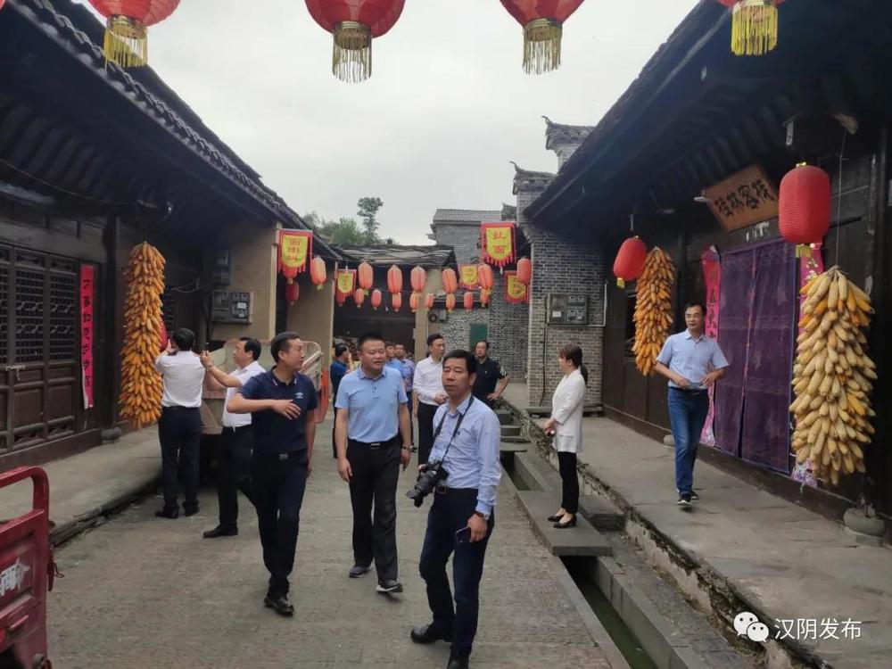 溧阳市埭头镇政企代表团来汉阴考察农旅融合和美丽乡村项目建设情况